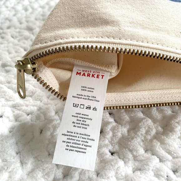 West Elm Pisces Cosmetic Zip Pouch (Natural) - Picture 5 of 5